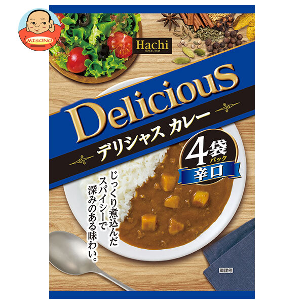 ハチ食品 デリシャスカレー 辛口 (170g×4袋)×12個入
