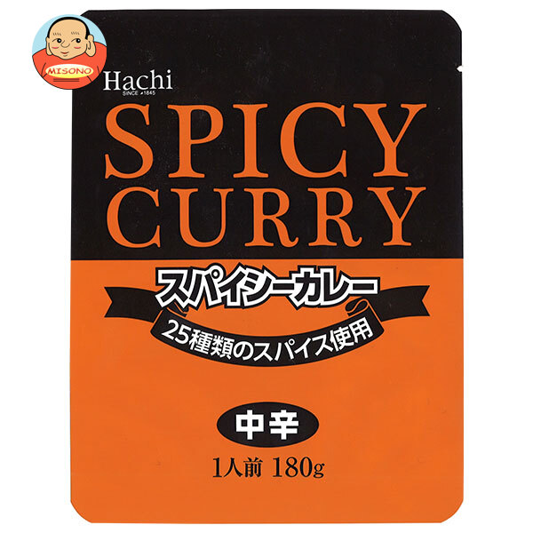 ハチ食品 スパイシーカレー お徳用 中辛 (180g×10袋)×4個入