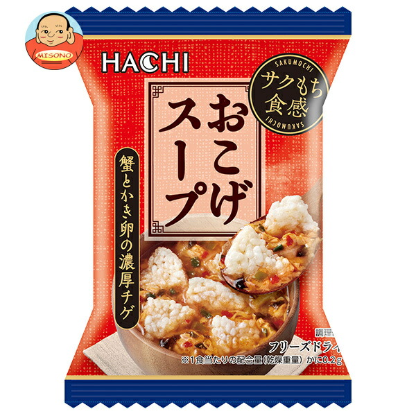 ハチ食品 蟹とかき卵の濃厚チゲおこげスープ 19.5g×30個入
