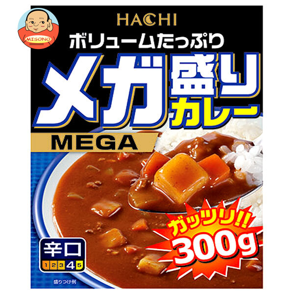 ハチ食品 メガ盛りカレー 辛口 300g×22個入