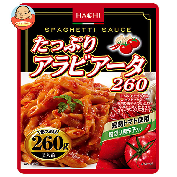 ハチ食品 たっぷりアラビアータ260 260g×20個入