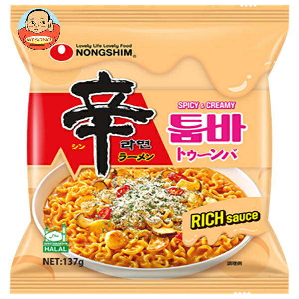 農心ジャパン 辛ラーメン トゥーンバ 137g×20袋入