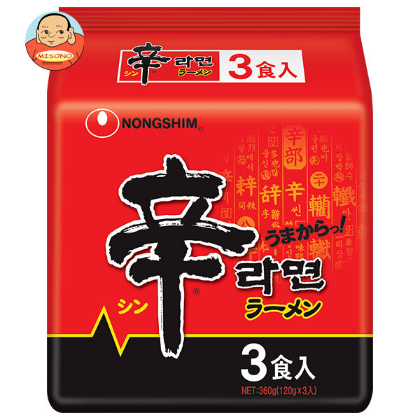 農心ジャパン 辛ラーメン 3食パック×12袋入