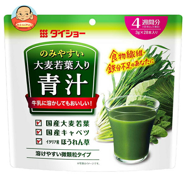 ダイショー のみやすい大麦若葉入り青汁(4週間分) 84g(3g×28包)×30袋入