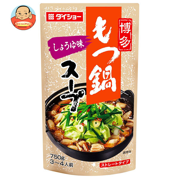 ダイショー 博多もつ鍋スープ しょうゆ味 750g×10袋入
