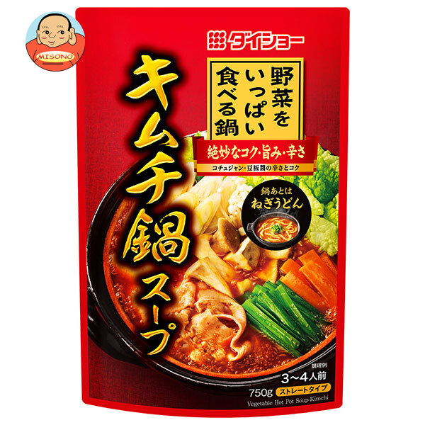 ダイショー 野菜をいっぱい食べる鍋 キムチ鍋スープ 750g×10袋入