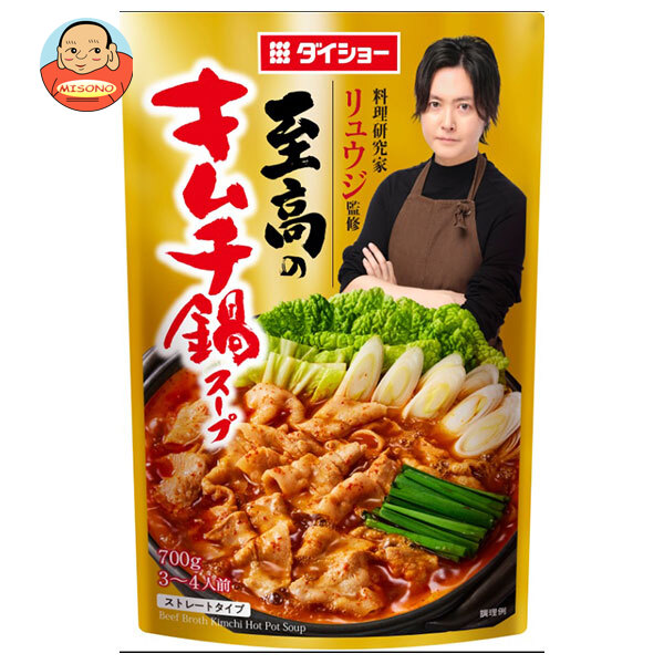 ダイショー 料理研究家リュウジ監修 至高のキムチ鍋スープ 700g×10袋入