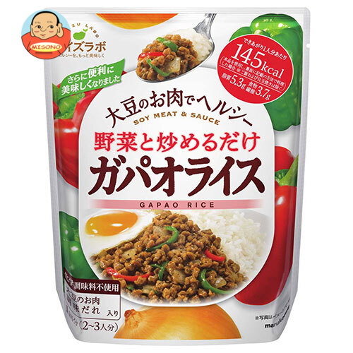 マルコメ ダイズラボ 野菜と炒めるだけ ガパオライス 158g×20袋入