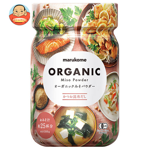 マルコメ オーガニックみそパウダー かつお昆布だし 200g×6本入