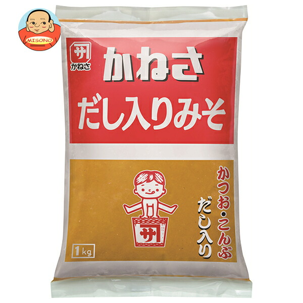 マルコメ かねさだし入りみそ 1kg×10個入