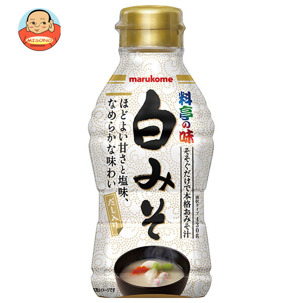 【賞味期限2026.07.19かそれ以降】マルコメ 液みそ 白みそ 430g×10本入