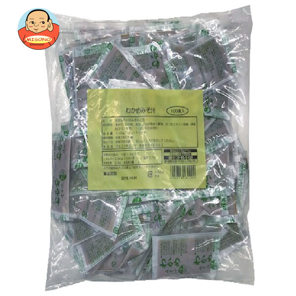 マルコメ 業務用生みそ汁 わかめ 100食×6袋入