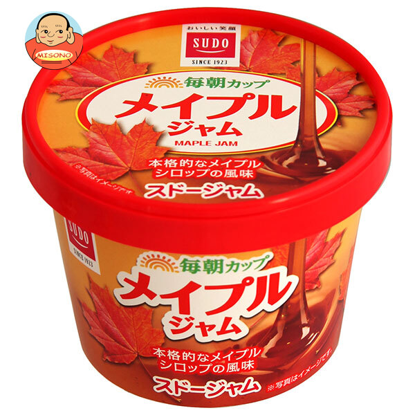 スドージャム 毎朝カップ メイプルジャム 120g×12本入