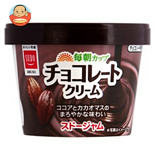 スドージャム 毎朝カップ チョコレートクリーム 120g×12個入