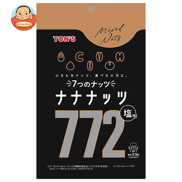 東洋ナッツ食品 - 東洋ナッツ「7つのナッツ・ナナナッツ」塩味 160g × 10袋 ☆10個セット☆【東洋ナッツ】 トン 食塩無添加 7つのナッツ