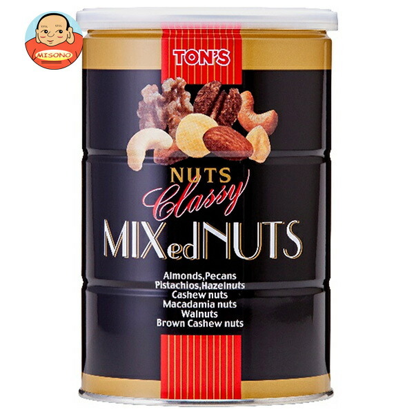 東洋ナッツ トン クラッシー ミックスナッツ 360g缶×6個入