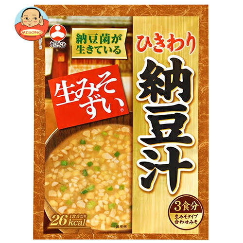 旭松 袋入生みそずい ひきわり納豆汁3食 46.5g×10袋入
