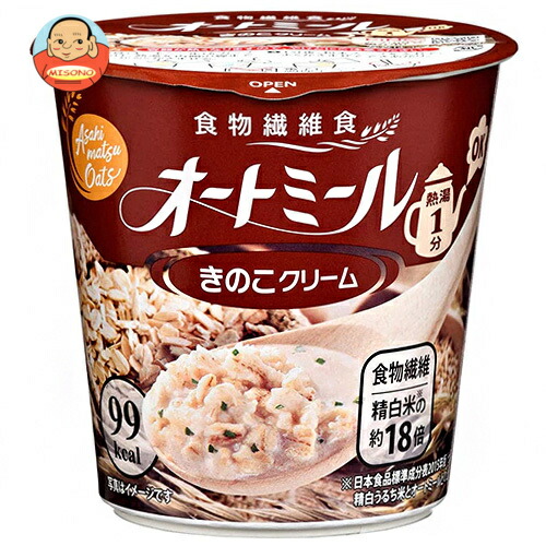 旭松 オートミール きのこクリーム 24.2g×6個入