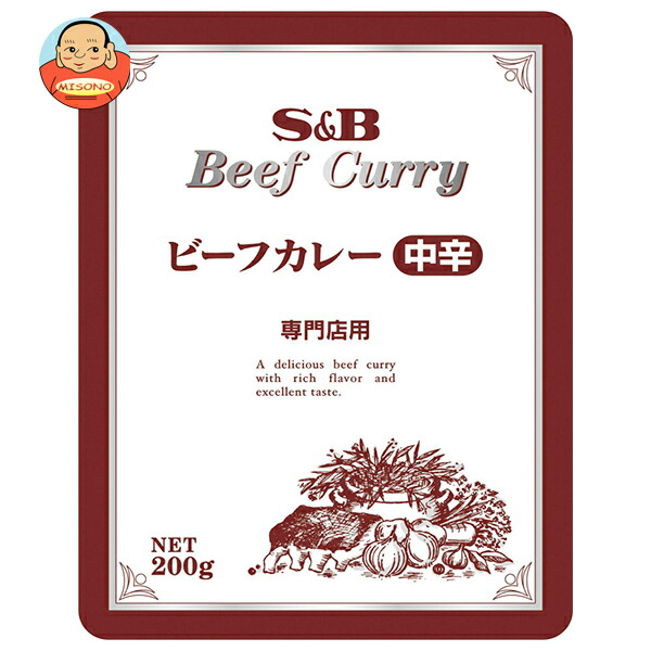 エスビー食品 専門店 ビーフカレー 中辛 200g×30個入