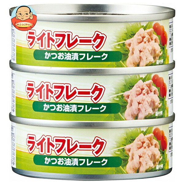 加藤産業 ライトフレーク かつお油漬フレーク (70g×3)×20個入