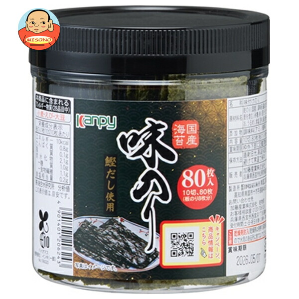 カンピー 国産 卓上味のり 10切80枚×12個入