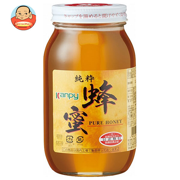 カンピー 純粋蜂蜜 1kg瓶×12個入