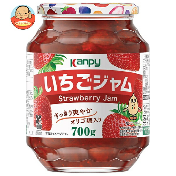 カンピー いちごジャム 700g瓶×6個入｜ 送料別