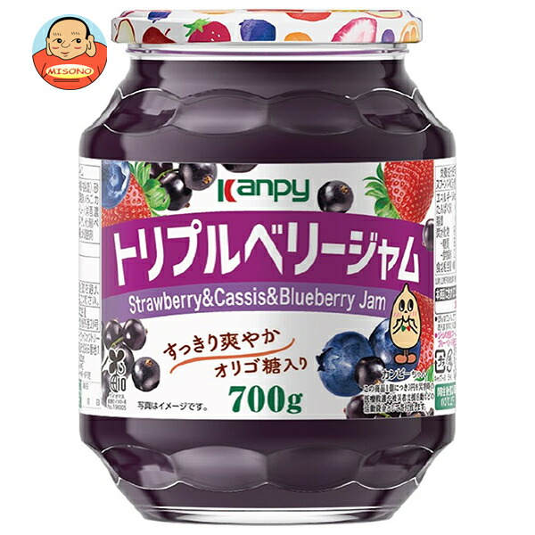 カンピー トリプルベリージャム 700g瓶×6個入