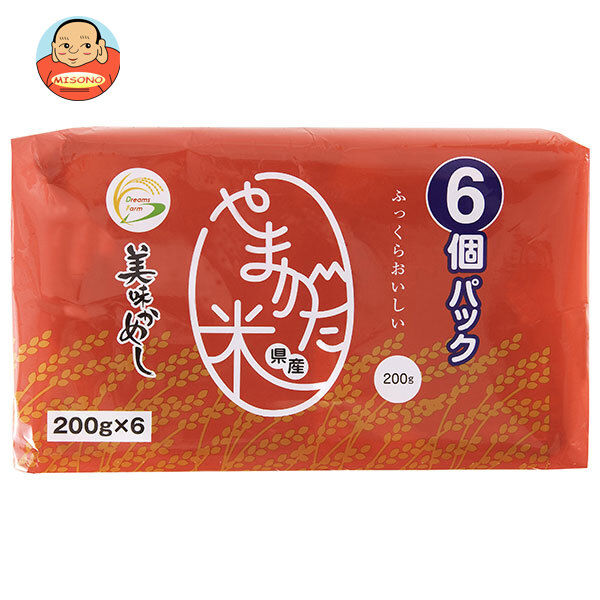ドリームズファーム 美味かめし 山形県産米 (200g×6P)×6個入