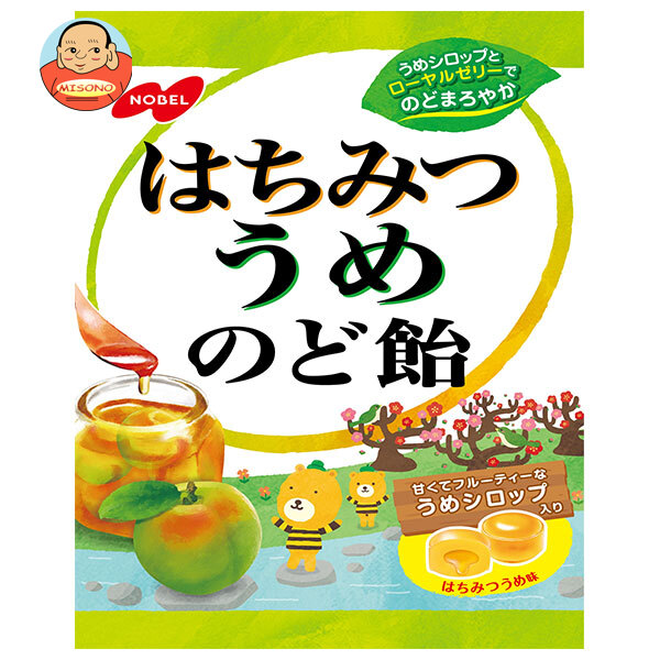 ノーベル製菓 はちみつうめのど飴 110g×6袋入