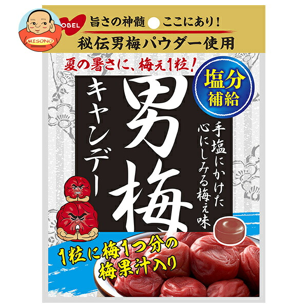 ノーベル製菓 男梅キャンデー 80g×6袋入