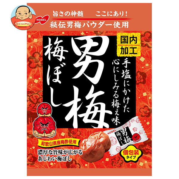 梅ぼし番長 ノーベル製菓 男梅梅ぼし 52g×6袋入