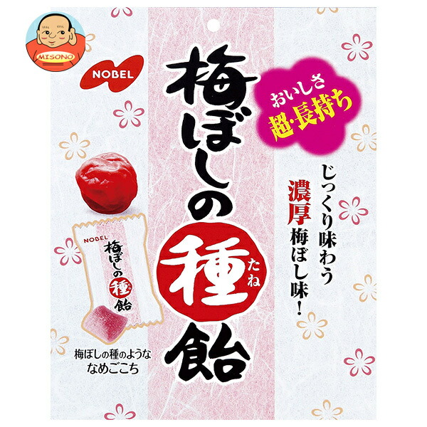 ノーベル製菓 梅ぼしの種飴 30g×6袋入