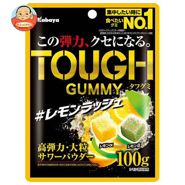 カバヤ タフグミ レモンラッシュ 100g×6袋入