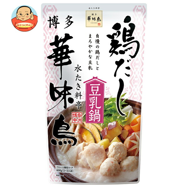 トリゼンフーズ 博多華味鳥 鶏だし豆乳鍋 600g×12袋入
