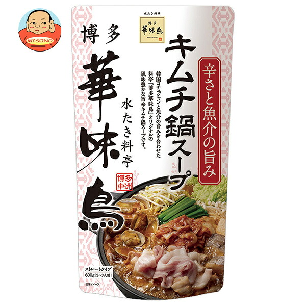 トリゼンフーズ 博多華味鳥 キムチ鍋スープ 600g×12袋入