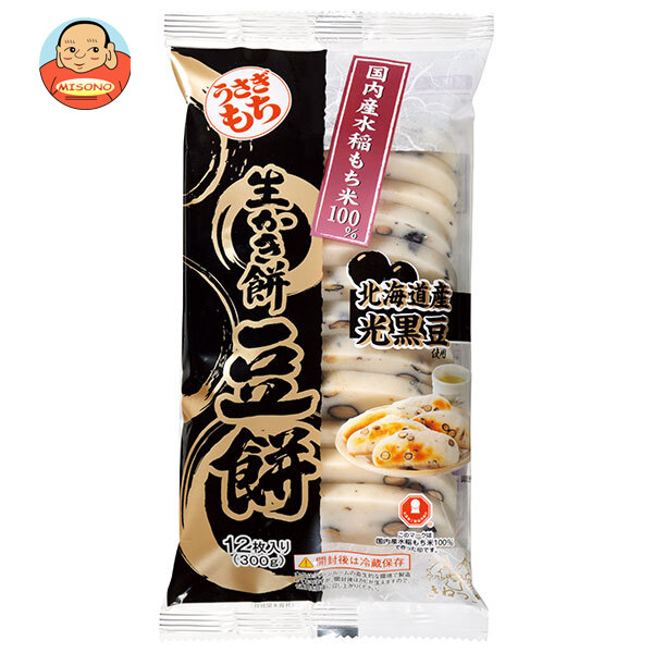 うさぎもち 生かき餅 豆餅 300g(12枚入)×10袋入