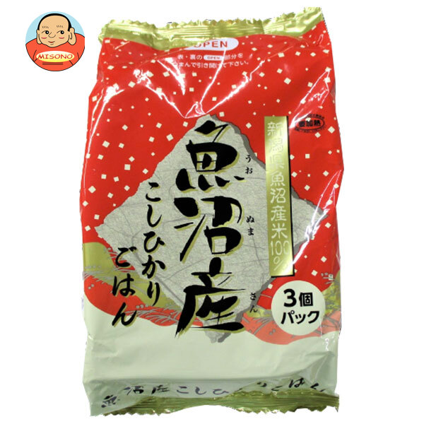たかの 魚沼産こしひかり 3個パック (180g×3個)×4個入