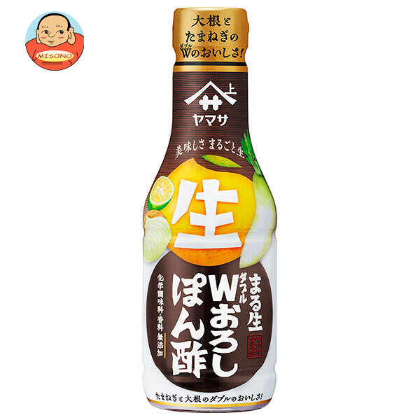 ヤマサ醤油 まる生W(ダブル)おろしぽん酢 360mlペットボトル×12本入