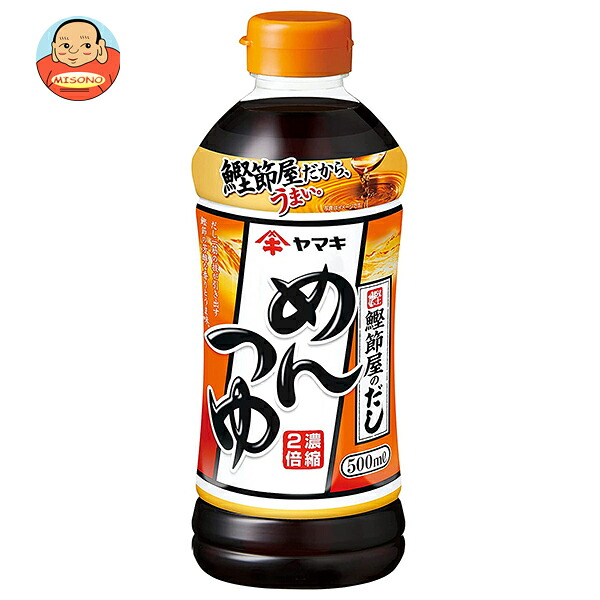 ヤマキ めんつゆ 500mlペットボトル×12本入