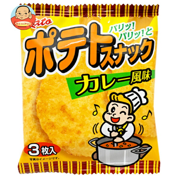 やおきん ポテトスナック カレー風味 3枚×20本入