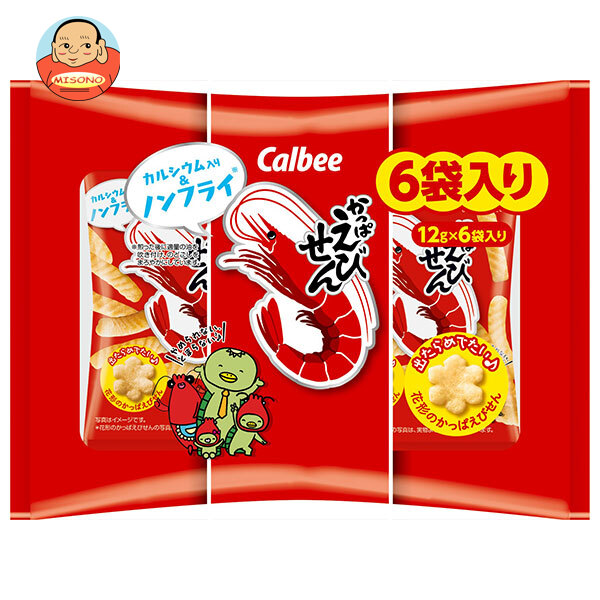 カルビー かっぱえびせん 6P 72g×12袋入
