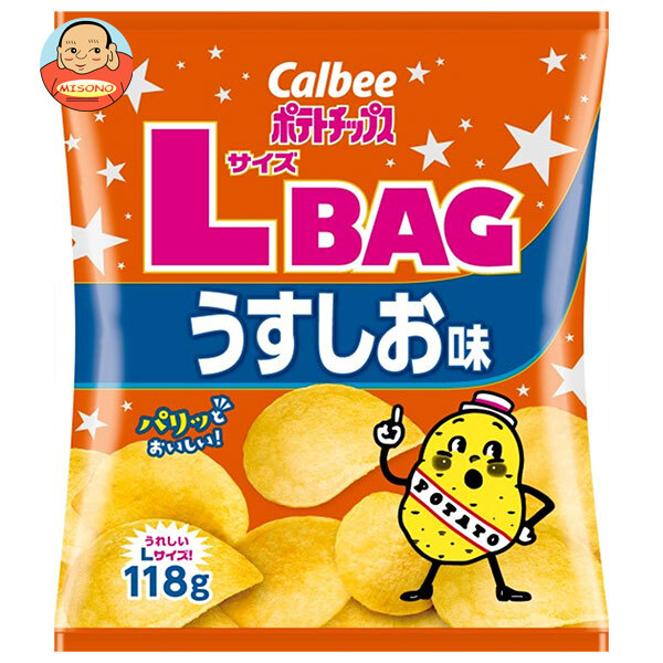 カルビー ポテトチップス LサイズBAG うすしお味 118g×12袋入