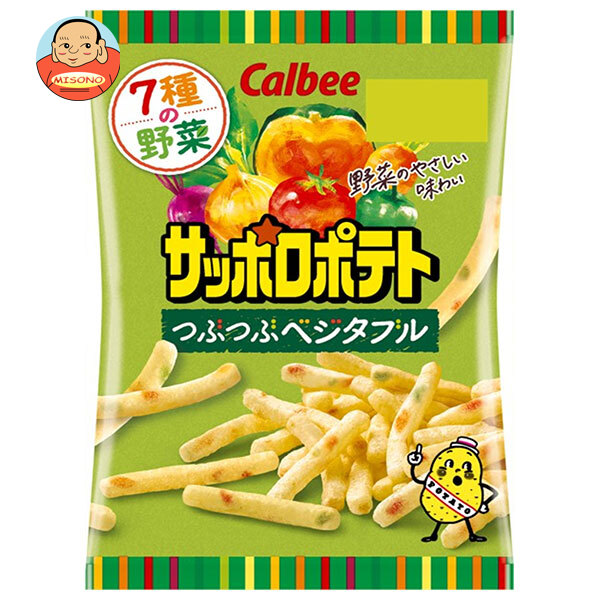 カルビー サッポロポテト つぶつぶベジタブル 24g×24袋入
