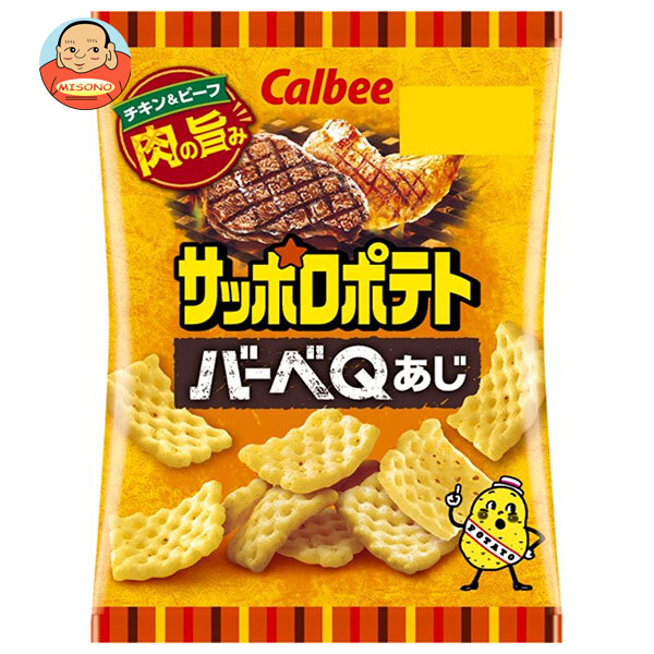 カルビー サッポロポテト バーべQあじ 24g×24袋入