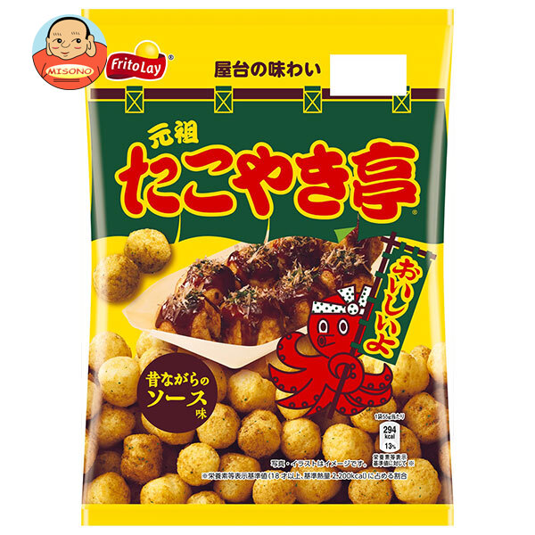 カルビー 元祖たこやき亭 昔ながらのソース味 55g×12袋入