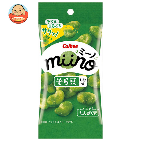 カルビー miino(ミーノ) そら豆 しお味 20g×18袋入