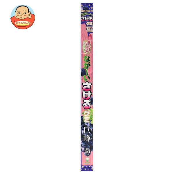 UHA味覚糖 ながーいさけるグミ 巨峰 1枚×10袋入