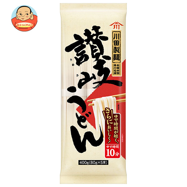 日清製粉ウェルナ 川田製麺 讃岐うどん 400g×20袋入