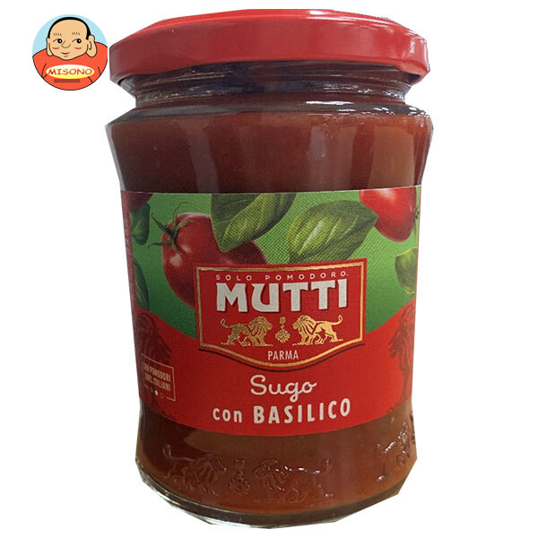 ムッティ パスタソース バジル&トマト 280g瓶×6個入